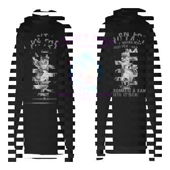 I Don't Fart I Just Whisper In My Pants Unicorn Humor Long Sleeve T-Shirt | Mazezy