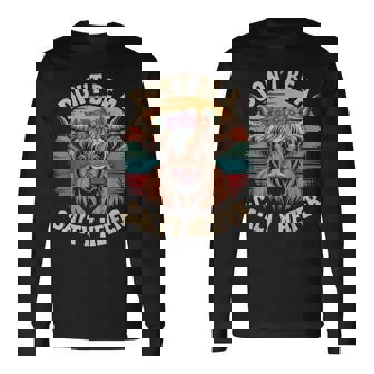 Don't Be A Salty Heifer Farm Farmer Scottish Highland Cows Long Sleeve T-Shirt | Seseable UK