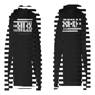 Drummer Paradiddle ドラムスティック 長袖Tシャツ - Kawaiitshirt