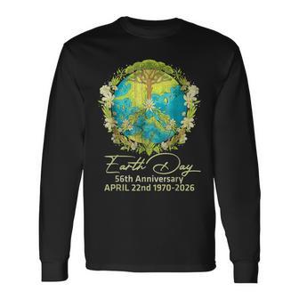 Earth Day 2026 56Th Anniversary Earth Day Long Sleeve T-Shirt - Monsterry