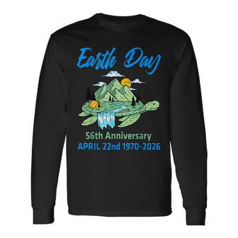 Earth Day 2026 56Th Anniversary Earth Day Turtle Long Sleeve T-Shirt - Monsterry