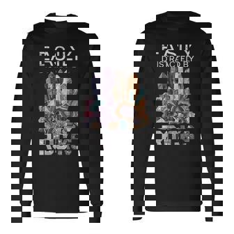 Easily Distracted By Rocks Geologist Geology Rocks Lover Long Sleeve T-Shirt | Mazezy