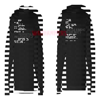 Eat Sleeps Warhammers Repeats Vintage Long Sleeve T-Shirt | Mazezy