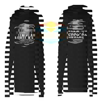 Edinboro Lake Pennsylvania Outdoors Vintage Long Sleeve T-Shirt | Mazezy