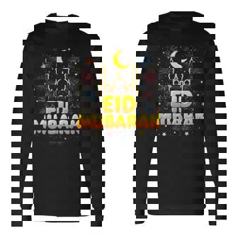 Eid Mubarak 長袖Tシャツ - Kawaiitshirt