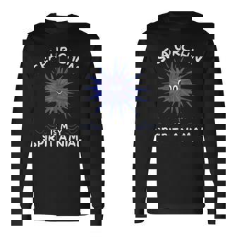 El Erizo De Mar Es Mi Espíritu Animal Amante Divertido De Camiseta de manga larga - Regaloses