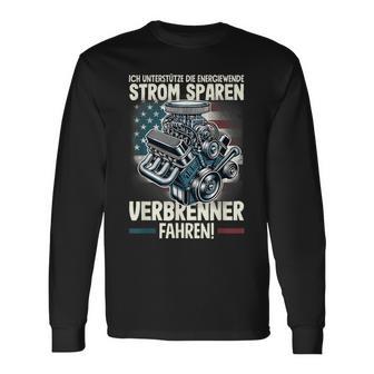 Energiewendetromparenerbrenner Fahren Langarmshirts - Seseable