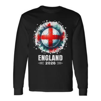 England Apparel England For 2026 Cup England Fans Long Sleeve T-Shirt | Seseable FR