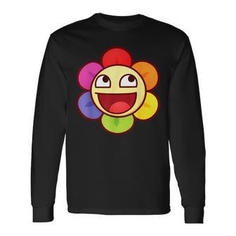 Epic Face Y2k Streetwear Emo Long Sleeve T-Shirt - Thegiftio UK