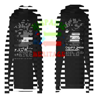 Equatorial Guinea Pride Flag Hispanic Heritage Month Tank Top Long Sleeve T-Shirt | Mazezy