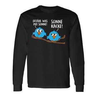 Erzähl Was Mitonne -Onne Kacke Xögelogel Liebe Fun Langarmshirts - Geschenkecke