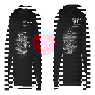 Esa欧州宇宙機関ミッション彗星迎撃パッチ 長袖Tシャツ - Kawaiitshirt