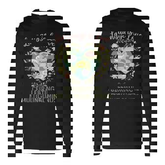 ESL Teacher Language Is Love Celebrating Multilingual Minds Long Sleeve T-Shirt | Mazezy