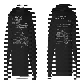 F-15 Eagle 長袖Tシャツ - Kawaiitshirt