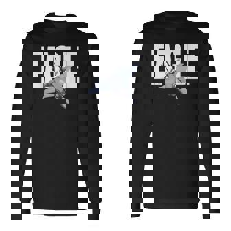 F-15 イーグル 長袖Tシャツ - Kawaiitshirt