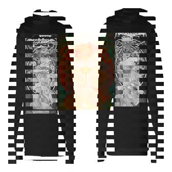 F Champenois Imprimeur-Editeur By Alphonse Mucha 長袖Tシャツ - Kawaiitshirt