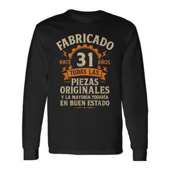 Fabricado Hace 31 Años Divertida Regalo 31 Cumpleaños Hombre Camiseta de manga larga - Regaloses