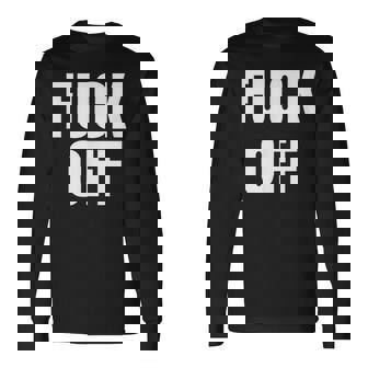 Fack Off – デザイン – Fuck Off 長袖Tシャツ - Kawaiitshirt