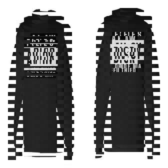 Fake News Advisory Defund The Media 長袖Tシャツ - Kawaiitshirt