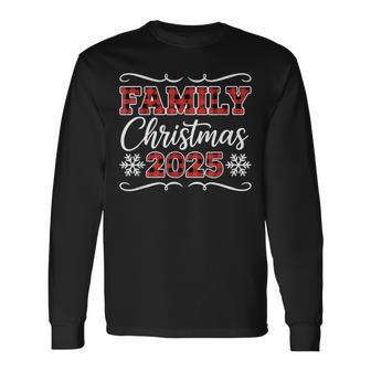Family Christmas 2025 Christmas Crew 2025 Long Sleeve T-Shirt - Thegiftio UK