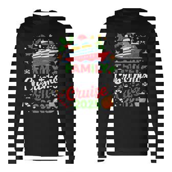 Family Christmas Cruise 2025 Matching Vacation Outfit Long Sleeve T-Shirt - Seseable
