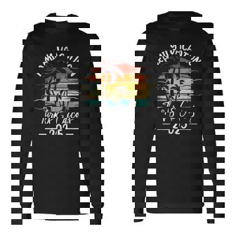 Family Vacation 2025 Vintage Turks & Caicos Beach Long Sleeve T-Shirt - Monsterry