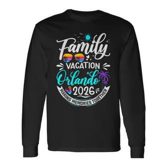 Family Vacation Orlando 2026 Beach Summer Vacation 2026 Long Sleeve T-Shirt - Thegiftio UK