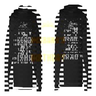 Feliz Es El 40 Cumpleaños De Mi Marido 1985 40 Años Camiseta de manga larga - Regaloses