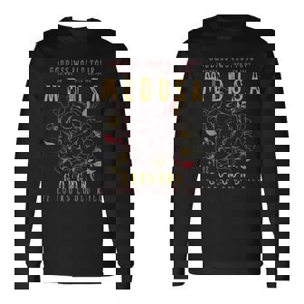 The Female Gaze Medusa Distressed Band Goddess World Tour Long Sleeve T-Shirt | Mazezy