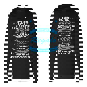 Festa Del Papà Regalo Padre Migliore Papà Del Mondo Maglietta a maniche lunghe - Novitaregali