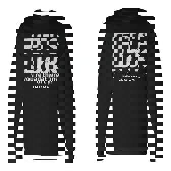 Fet's Luck 長袖Tシャツ - Kawaiitshirt