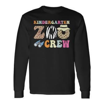 Field Zoo Trip For Teacher Kindergarten Crew Long Sleeve T-Shirt - Thegiftio UK