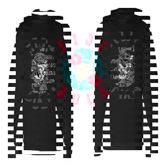 Fiji Bula Tropical Flowers Beach Vacation Fiji Surfing Surf Tank Top Long Sleeve T-Shirt | Mazezy