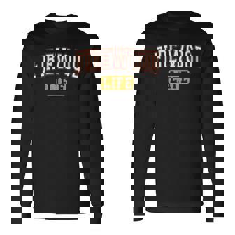 Firewood Life Logger Varsity Letters Long Sleeve T-Shirt | Seseable FR