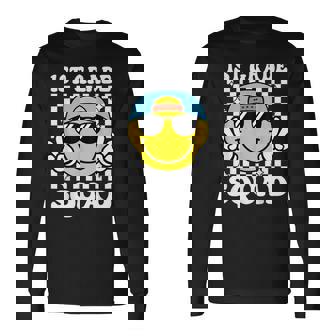 First Grade Squad 1st Grade Teacher Crew Back To School Team Long Sleeve T-Shirt | Mazezy