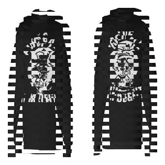 First Of All I'm A Delight アライグマ 看護師 面白い 長袖Tシャツ - Kawaiitshirt