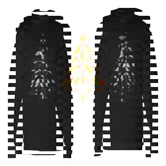 Fishing Lure Christmas Tree Ocean Sport Long Sleeve T-Shirt | Mazezy