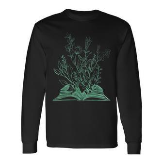 Fleurauvage Amoureuse Des Livres T-shirt à manches longues - Cadeauxyz