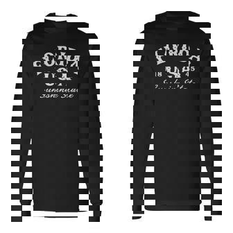 Florida Sunshine State Est 1845 Vintage Distressed Long Sleeve T-Shirt | Mazezy