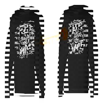 Flutes Are For Wimps Trumpet Band Jokes Long Sleeve T-Shirt | Mazezy