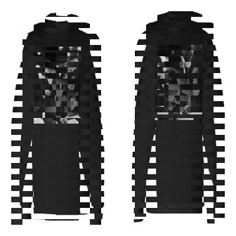 Frank Sinatra_010_Back Printed Long Sleeve T-Shirt - Monsterry