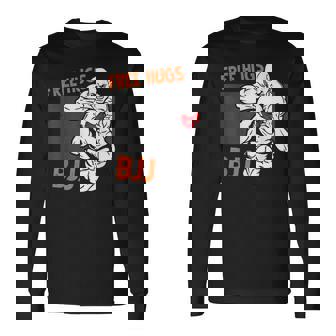 Free Hugs ブラジリアン柔術 Bjj 格闘技 面白い総合格闘技 長袖Tシャツ - Kawaiitshirt