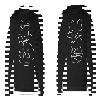 Fuchs Minimalismus Langarmshirts - Geschenkecke