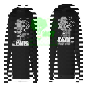 Fueling Life Not Calories Healthy Food Broccoli Long Sleeve T-Shirt | Mazezy