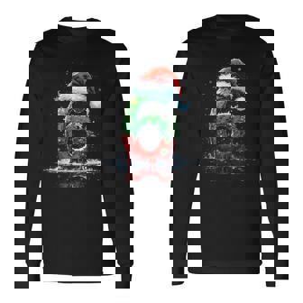 Fun Six Seven 6 7 Meme Couples Pajamas Christmas 2025 Candy Long Sleeve T-Shirt - Monsterry