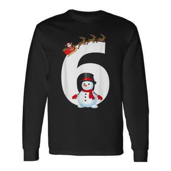 67 Six Seven Number 6-7 6 7 Meme Match Xmas Christmas Long Sleeve T-Shirt | Seseable UK