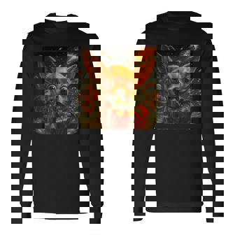 Chihuahua Christmas Selfie Chi And Santa Xmas Long Sleeve T-Shirt - Thegiftio