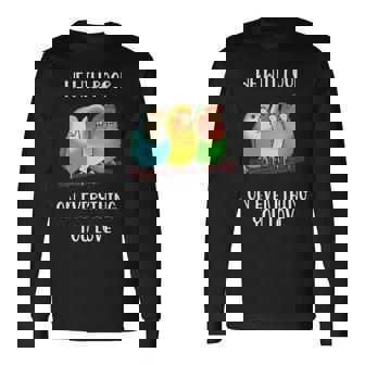 Cute Lovebirds Will Poop On All You Love 長袖Tシャツ - Kawaiitshirt