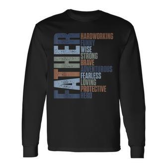 Dad Saying Birthday For Husband Fathers Day Long Sleeve T-Shirt | Mazezy