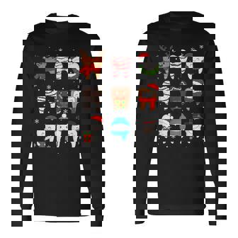 Dental Christmas Th Cute Xmas Dentist Squad Crew Long Sleeve T-Shirt - Monsterry